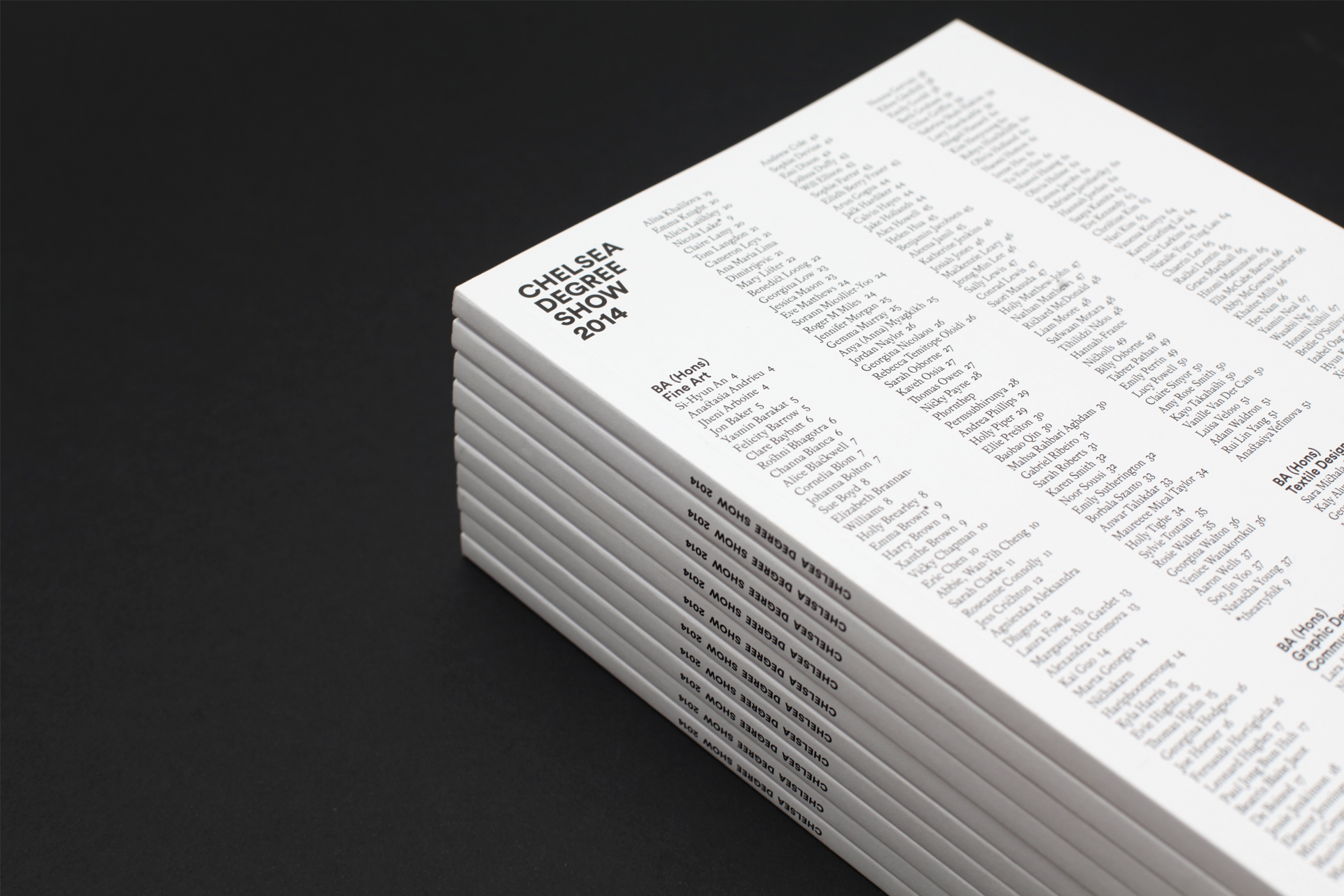 Chelsea Degree Show Catalogue_1